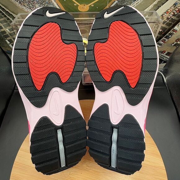 Nike Air Max Bliss Shoes Women's 10.5 Laser Pink/White/Solar Red Run - Picture 8 of 10